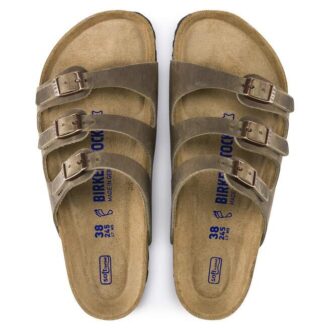Florida Soft Footbed Oiled Leather Tobacco Brown