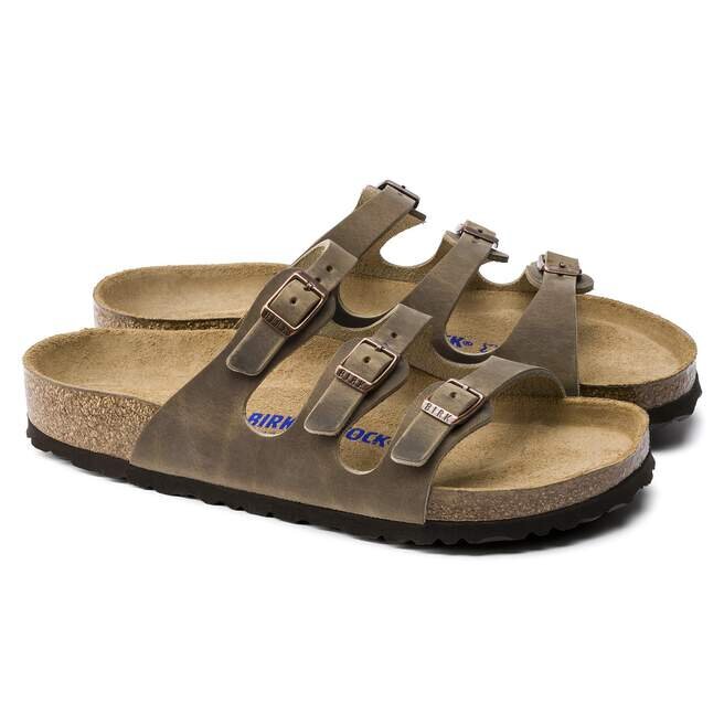 Florida Soft Footbed Oiled Leather Tobacco Brown Florida Soft Footbed Oiled Leather Tobacco Brown