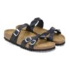 Franca Braided Oiled Leather Black Franca Braided Oiled Leather Black