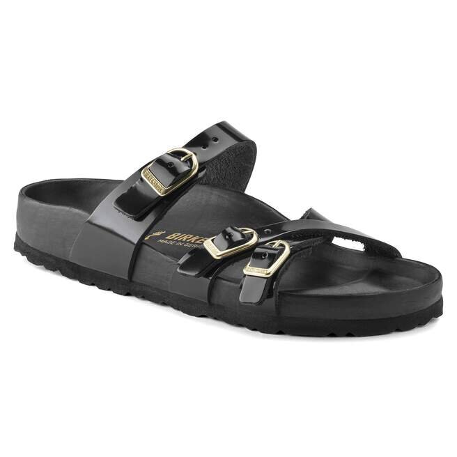 Franca Φυσικό δέρμα λουστρίνι High Shine Black Franca Φυσικό δέρμα λουστρίνι High Shine Black