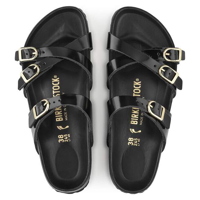 Franca Φυσικό δέρμα λουστρίνι High Shine Black Franca Φυσικό δέρμα λουστρίνι High Shine Black