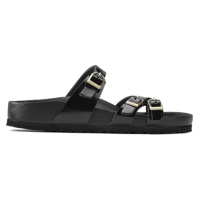 Franca Φυσικό δέρμα λουστρίνι High Shine Black Franca Φυσικό δέρμα λουστρίνι High Shine Black