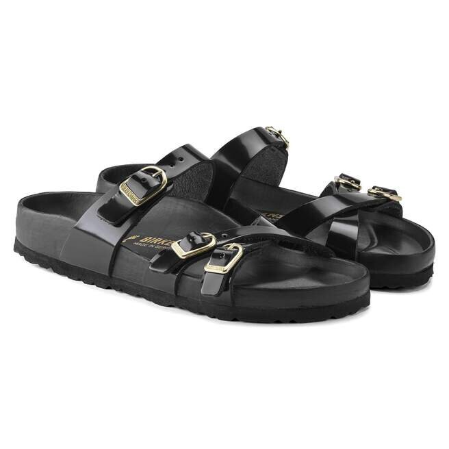 Franca Φυσικό δέρμα λουστρίνι High Shine Black Franca Φυσικό δέρμα λουστρίνι High Shine Black