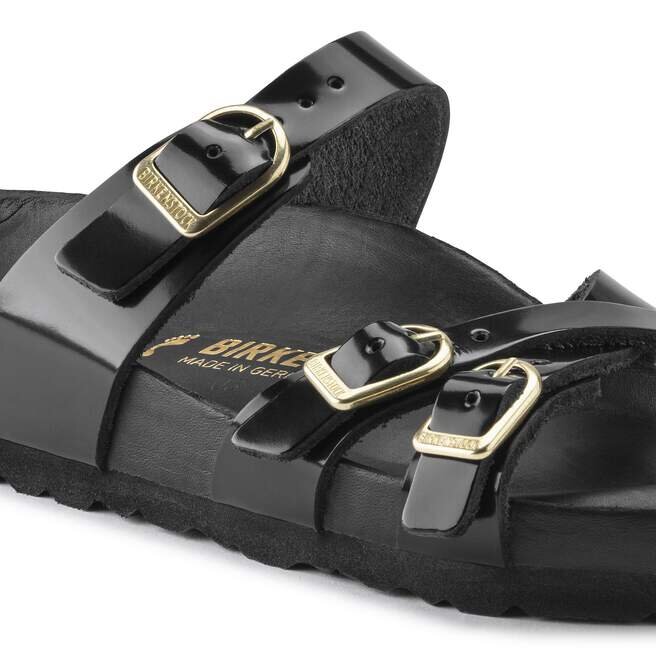 Franca Φυσικό δέρμα λουστρίνι High Shine Black Franca Φυσικό δέρμα λουστρίνι High Shine Black