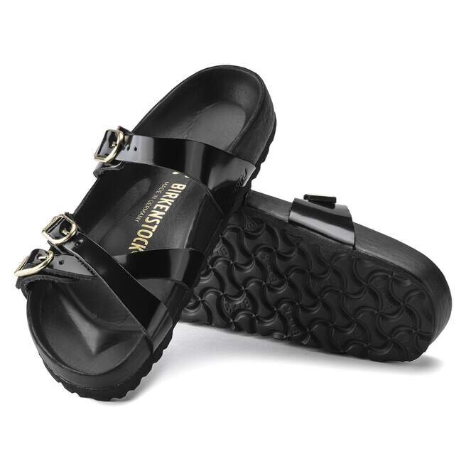 Franca Φυσικό δέρμα λουστρίνι High Shine Black Franca Φυσικό δέρμα λουστρίνι High Shine Black