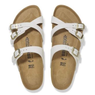 Franca Nubuck Leather Antique White