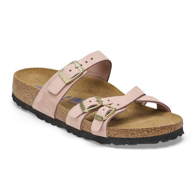 Franca Soft FootbedN Nubuck Leather Soft Pink Franca Soft FootbedN Nubuck Leather Soft Pink