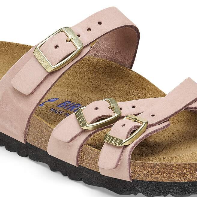 Franca Soft FootbedN Nubuck Leather Soft Pink Franca Soft FootbedN Nubuck Leather Soft Pink