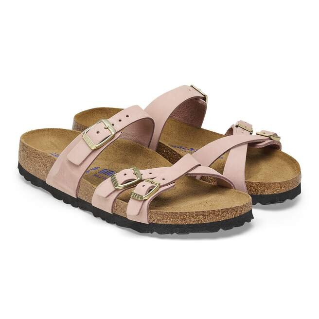 Franca Soft FootbedN Nubuck Leather Soft Pink Franca Soft FootbedN Nubuck Leather Soft Pink