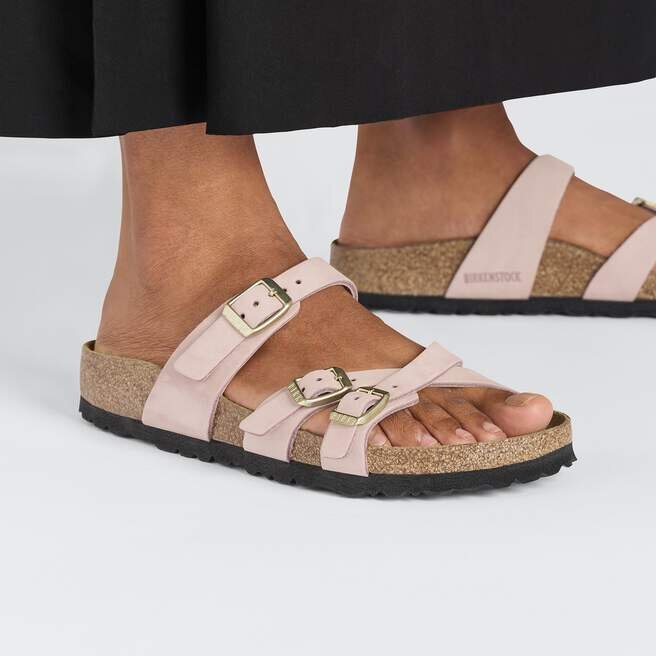 Franca Soft FootbedN Nubuck Leather Soft Pink Franca Soft FootbedN Nubuck Leather Soft Pink