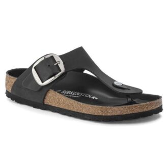 Gizeh Big Buckle Φυσικό δέρμα λαδωμένο