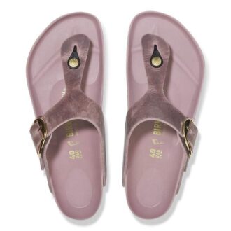 Gizeh Big Buckle Φυσικό δέρμα λαδωμένο