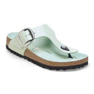 Gizeh Big Buckle Φυσικό δέρμα με γυαλιστερό φινίρισμα