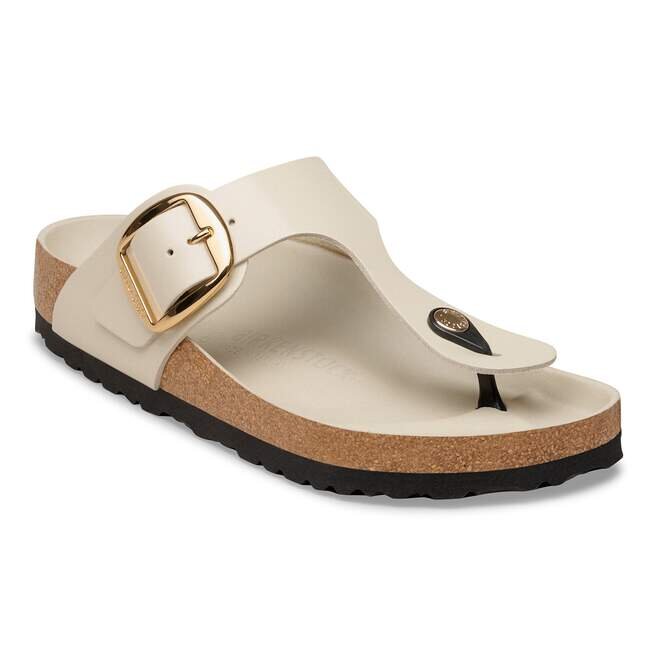 Gizeh Big Buckle Φυσικό δέρμα με γυαλιστερό φινίρισμα Gizeh Big Buckle Φυσικό δέρμα με γυαλιστερό φινίρισμα