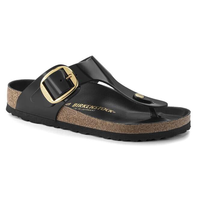 Gizeh Big Buckle Φυσικό δέρμα με γυαλιστερό φινίρισμα Gizeh Big Buckle Φυσικό δέρμα με γυαλιστερό φινίρισμα