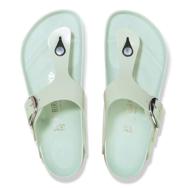 Gizeh Big Buckle Φυσικό δέρμα με γυαλιστερό φινίρισμα Gizeh Big Buckle Φυσικό δέρμα με γυαλιστερό φινίρισμα