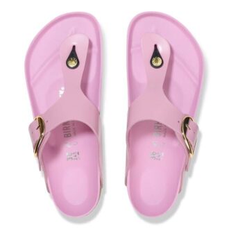 Gizeh Big Buckle Φυσικό δέρμα με γυαλιστερό φινίρισμα