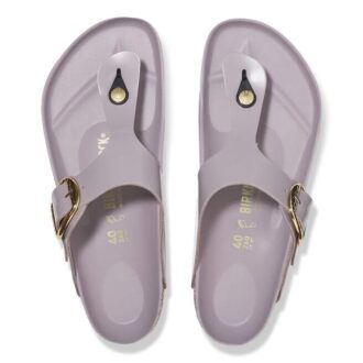 Gizeh Big Buckle Φυσικό δέρμα με γυαλιστερό φινίρισμα