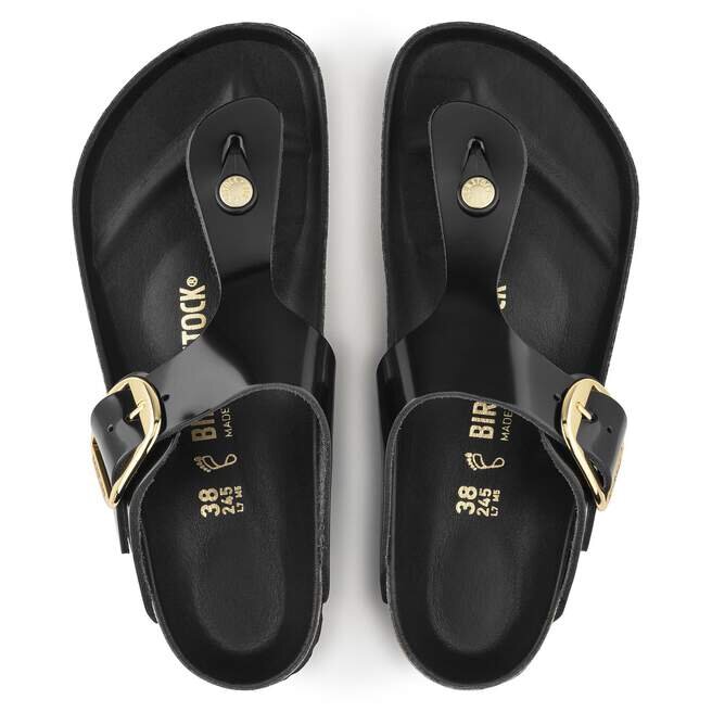 Gizeh Big Buckle Φυσικό δέρμα με γυαλιστερό φινίρισμα Gizeh Big Buckle Φυσικό δέρμα με γυαλιστερό φινίρισμα