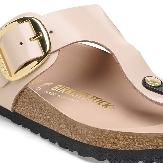 Gizeh Big Buckle Φυσικό δέρμα με γυαλιστερό φινίρισμα Gizeh Big Buckle Φυσικό δέρμα με γυαλιστερό φινίρισμα