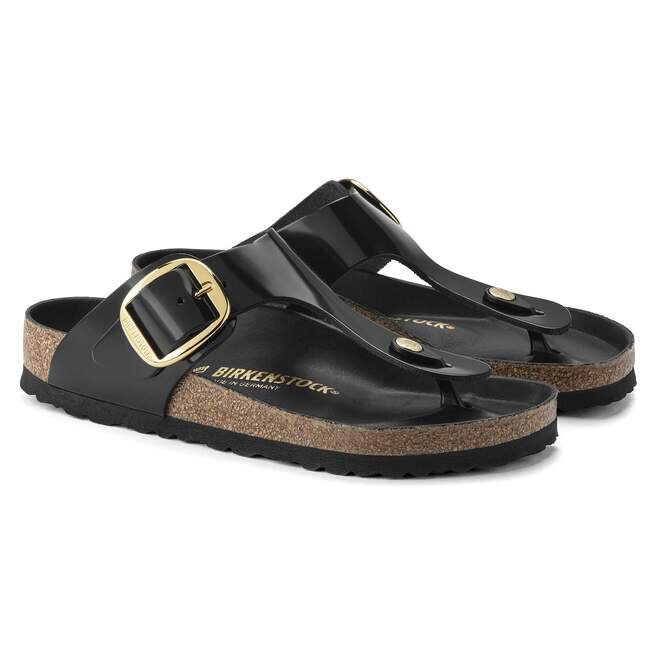 Gizeh Big Buckle Φυσικό δέρμα με γυαλιστερό φινίρισμα Gizeh Big Buckle Φυσικό δέρμα με γυαλιστερό φινίρισμα