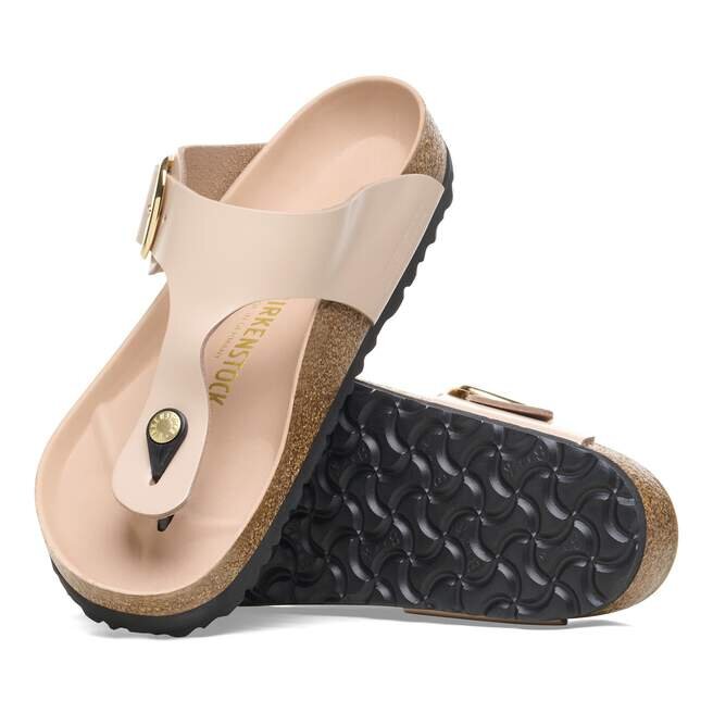 Gizeh Big Buckle Φυσικό δέρμα με γυαλιστερό φινίρισμα Gizeh Big Buckle Φυσικό δέρμα με γυαλιστερό φινίρισμα