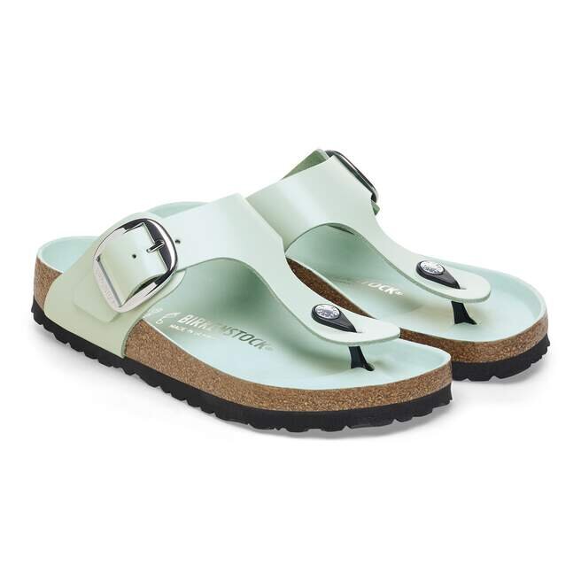 Gizeh Big Buckle Φυσικό δέρμα με γυαλιστερό φινίρισμα Gizeh Big Buckle Φυσικό δέρμα με γυαλιστερό φινίρισμα