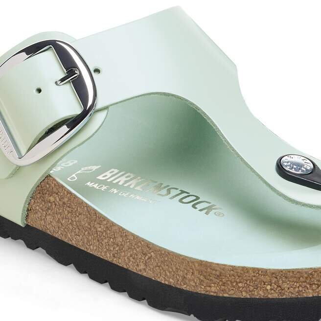 Gizeh Big Buckle Φυσικό δέρμα με γυαλιστερό φινίρισμα Gizeh Big Buckle Φυσικό δέρμα με γυαλιστερό φινίρισμα