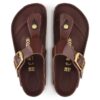 Gizeh Big Buckle Φυσικό δέρμα Πατέντα Υψηλή λάμψη Σοκολάτα Gizeh Big Buckle Φυσικό δέρμα Πατέντα Υψηλή λάμψη Σοκολάτα