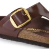 Gizeh Big Buckle Φυσικό δέρμα Πατέντα Υψηλή λάμψη Σοκολάτα Gizeh Big Buckle Φυσικό δέρμα Πατέντα Υψηλή λάμψη Σοκολάτα