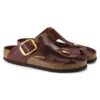 Gizeh Big Buckle Φυσικό δέρμα Πατέντα Υψηλή λάμψη Σοκολάτα Gizeh Big Buckle Φυσικό δέρμα Πατέντα Υψηλή λάμψη Σοκολάτα