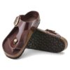 Gizeh Big Buckle Φυσικό δέρμα Πατέντα Υψηλή λάμψη Σοκολάτα Gizeh Big Buckle Φυσικό δέρμα Πατέντα Υψηλή λάμψη Σοκολάτα