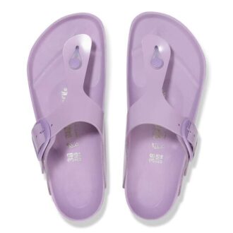 Gizeh Big Buckle Φυσικό δέρμα Πατέντα Υψηλής λάμψης Κρόκος