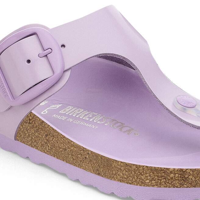 Gizeh Big Buckle Φυσικό δέρμα Πατέντα Υψηλής λάμψης Κρόκος Gizeh Big Buckle Φυσικό δέρμα Πατέντα Υψηλής λάμψης Κρόκος