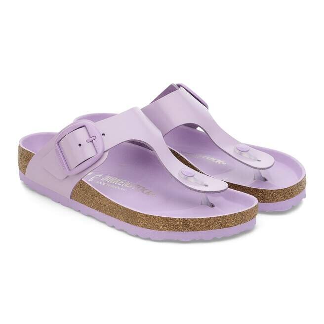 Gizeh Big Buckle Φυσικό δέρμα Πατέντα Υψηλής λάμψης Κρόκος Gizeh Big Buckle Φυσικό δέρμα Πατέντα Υψηλής λάμψης Κρόκος