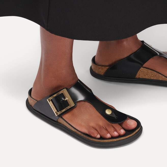 Gizeh Droplet Buckle Φυσικό δέρμα με πατέντα Gizeh Droplet Buckle Φυσικό δέρμα με πατέντα