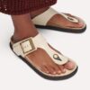 Gizeh Droplet Buckle Φυσικό δέρμα με πατέντα Gizeh Droplet Buckle Φυσικό δέρμα με πατέντα