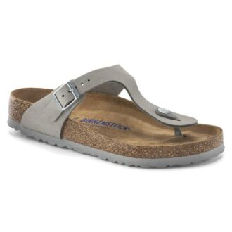 Gizeh Soft Footbed Δέρμα Nubuck Γκρι περιστέρι Gizeh Soft Footbed Δέρμα Nubuck Γκρι περιστέρι