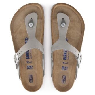 Gizeh Soft Footbed Δέρμα Nubuck Γκρι περιστέρι Gizeh Soft Footbed Δέρμα Nubuck Γκρι περιστέρι