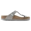 Gizeh Soft Footbed Δέρμα Nubuck Γκρι περιστέρι Gizeh Soft Footbed Δέρμα Nubuck Γκρι περιστέρι