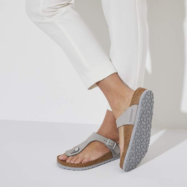 Gizeh Soft Footbed Δέρμα Nubuck Γκρι περιστέρι Gizeh Soft Footbed Δέρμα Nubuck Γκρι περιστέρι