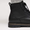 Highwood Lace Mid Men Leather Black Highwood Lace Mid Men Leather Black
