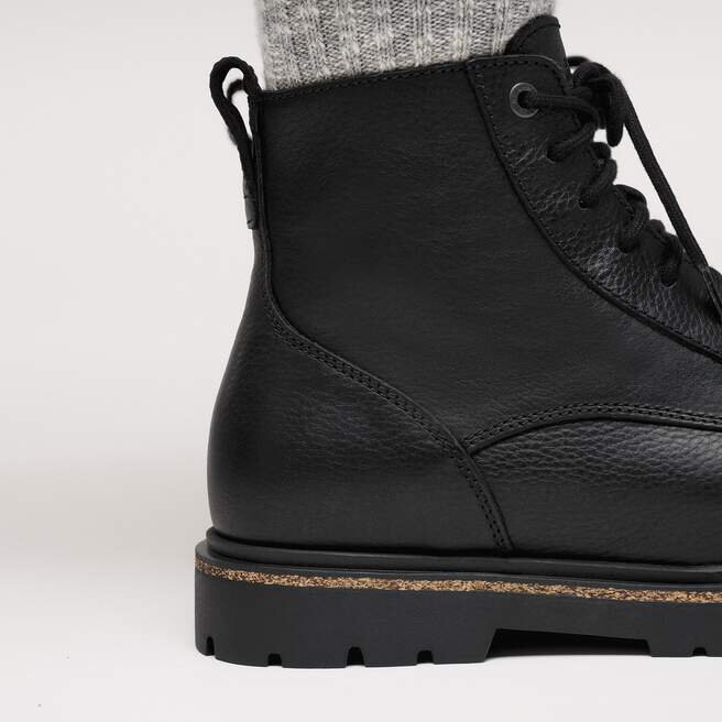 Highwood Lace Mid Men Leather Black Highwood Lace Mid Men Leather Black