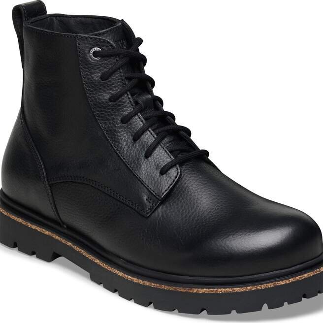 Highwood Lace Mid Men Leather Black Highwood Lace Mid Men Leather Black