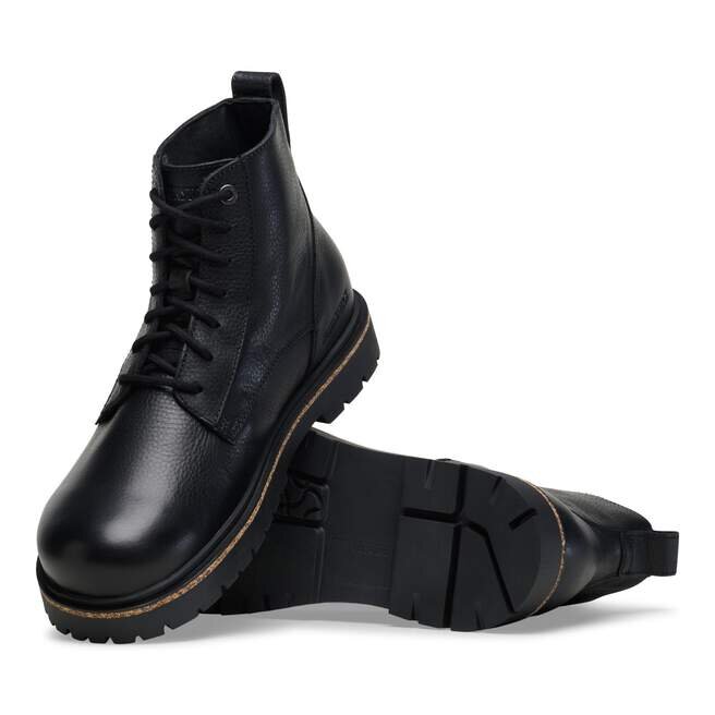 Highwood Lace Mid Men Leather Black Highwood Lace Mid Men Leather Black