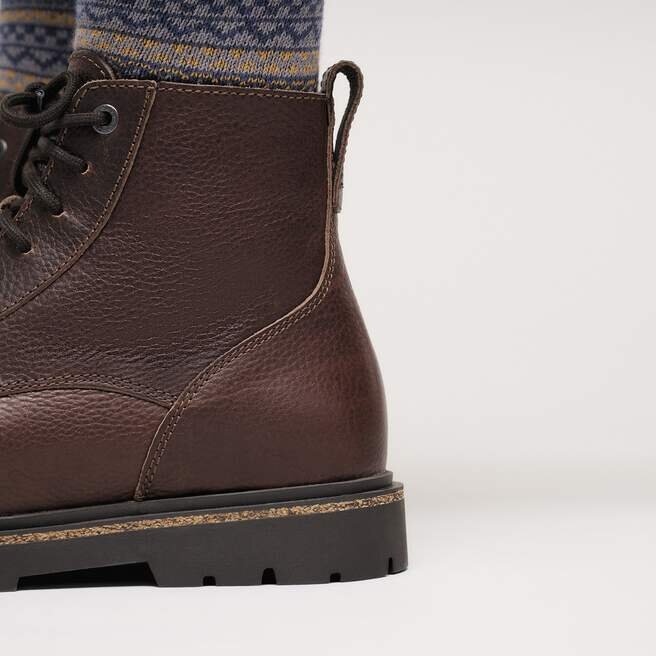 Highwood Lace Mid Men Leather Chocolate Highwood Lace Mid Men Leather Chocolate