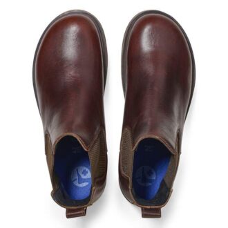 Highwood Slip on Ανδρικά Δερμάτινα Σοκολά