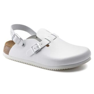Kay Soft Footbed Leather White Kay Soft Footbed Leather White