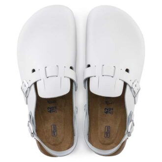 Kay Soft Footbed Leather White Kay Soft Footbed Leather White