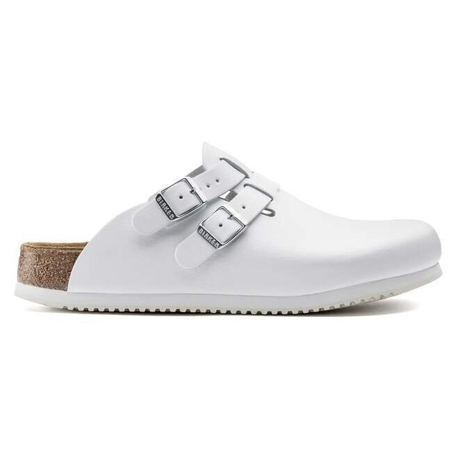 Kay Soft Footbed Leather White Kay Soft Footbed Leather White